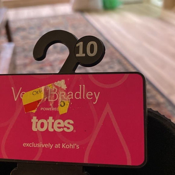 Totes Vera Bradley Black Winter Rain Boots with Durable Design - Picture 3 of 3